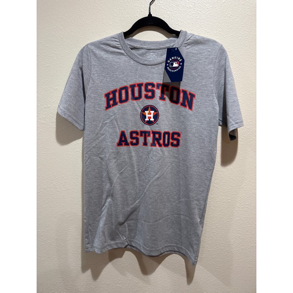 Youth Large Gray Houston Astros T-shirt New